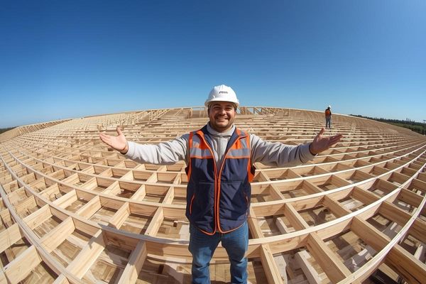 A happy and professional roofing expert smiling while working on a residential roof in Arizona.