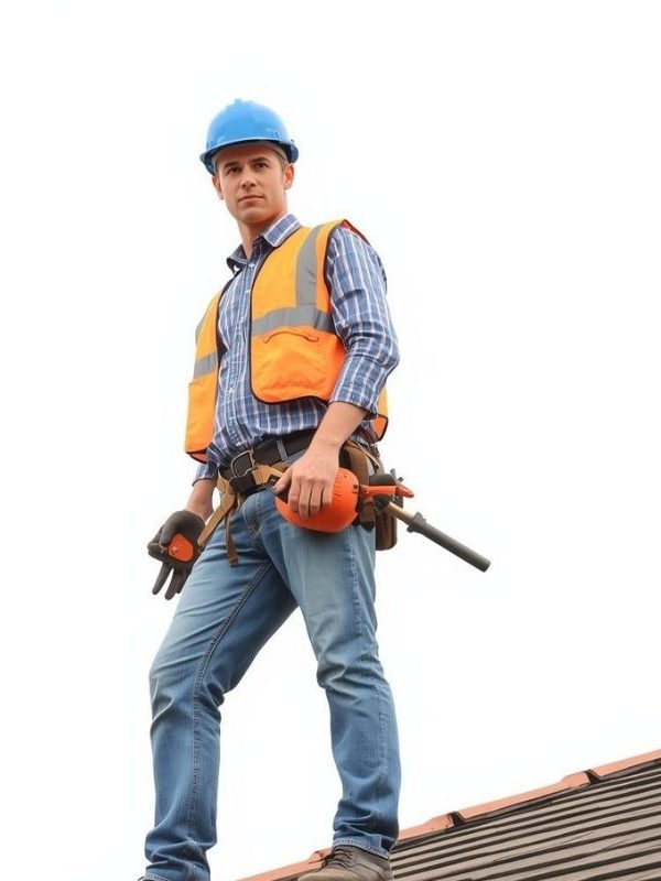 Roofing quality supervisor on a roof in Chino Valley, Arizona